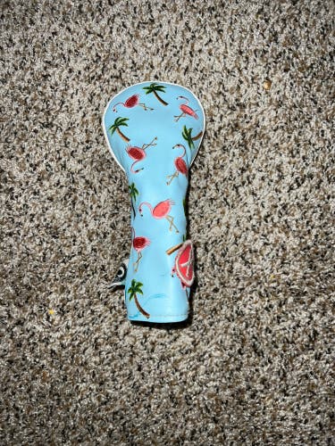 USED Pins and Aces Flamingo Hybrid Headcover