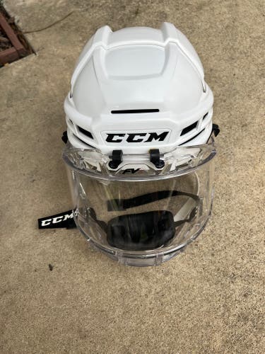 Used Large CCM Super Tacks X Helmet W Visor