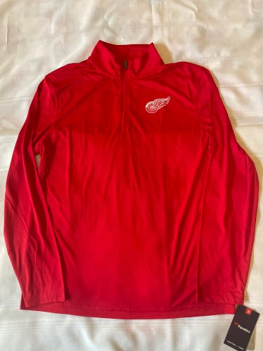 Detroit Red Wings Fanatics 1/4 Zip - XL - NEW w/ TAGS