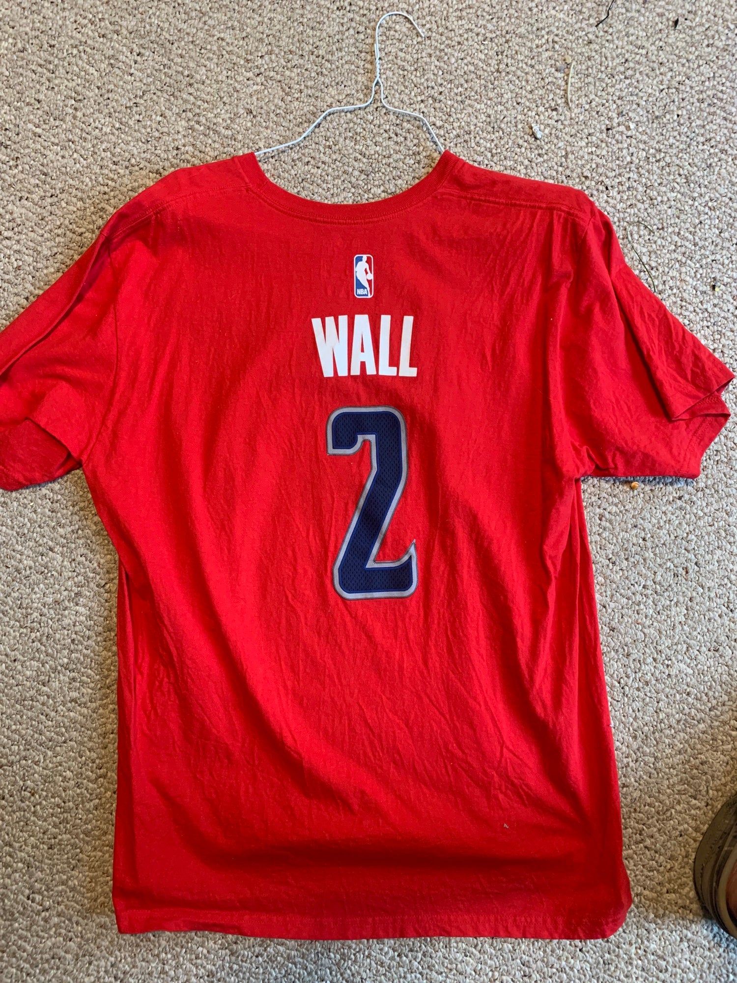 Stitched Washington Wizards John Wall T-shit