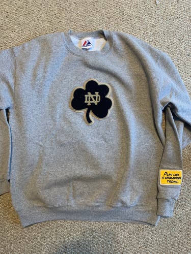 Vintage Stitched Notre Dame Sweatshirt