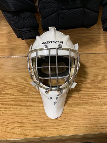 Used Bauer Goalie Mask