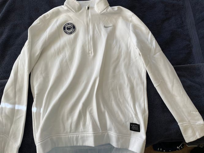 Penn State White Used Medium Nike Jacket
