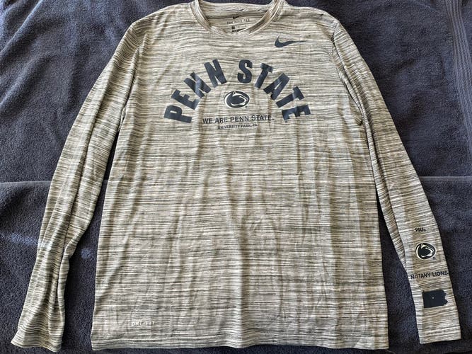 Penn State Gray Used Medium Nike Shirt