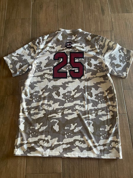 Under Armour Carolina Gamecocks Scout Baseball Jersey Men's XL Camo UJBJV3M