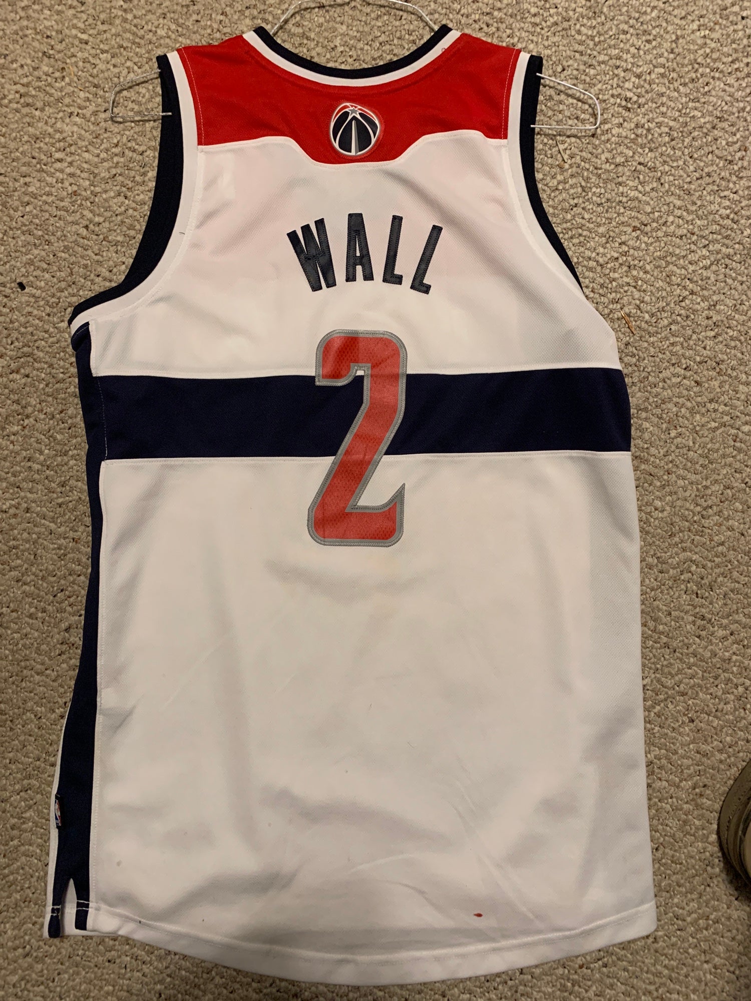  adidas Washington Wizards NBA White NBA Authentic On-Court  Team Issued Pro Cut Jersey Jersey for Men (LT) : Sports & Outdoors
