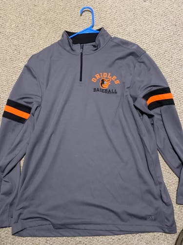 MLB Baltimore Orioles Gray New XL Under Armour Sweatshirt