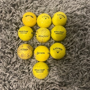 10 PACK Used Practice Balls