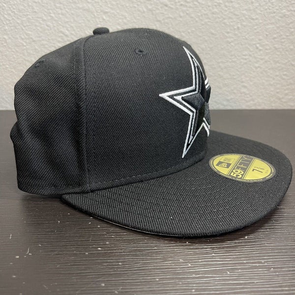 Dallas Cowboys Gold Metallic Star on Black New Era 59FIFTY Fitted Cap 7 3/4