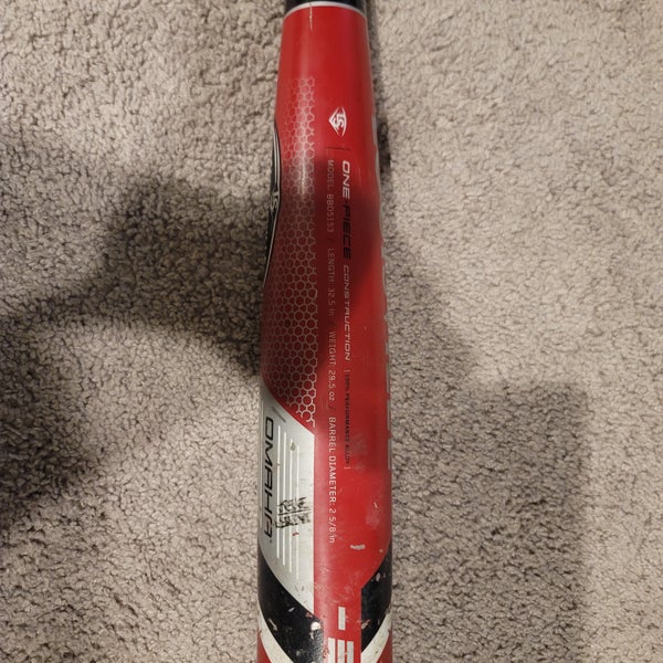 Used BBCOR Certified 2015 Louisville Slugger Alloy Omaha Bat (-3) 29.5 oz 32.5"