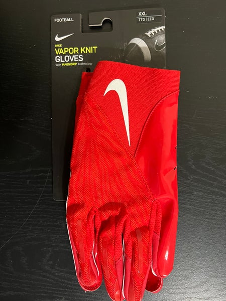 Nike Vapor Elite Magnagrip Football Gloves Red Size XXL SidelineSwap