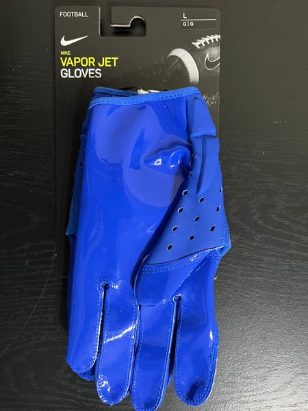 Nike Vapor Jet 6.0 NFL Reciever Football Gloves Blue Mens Size XL
