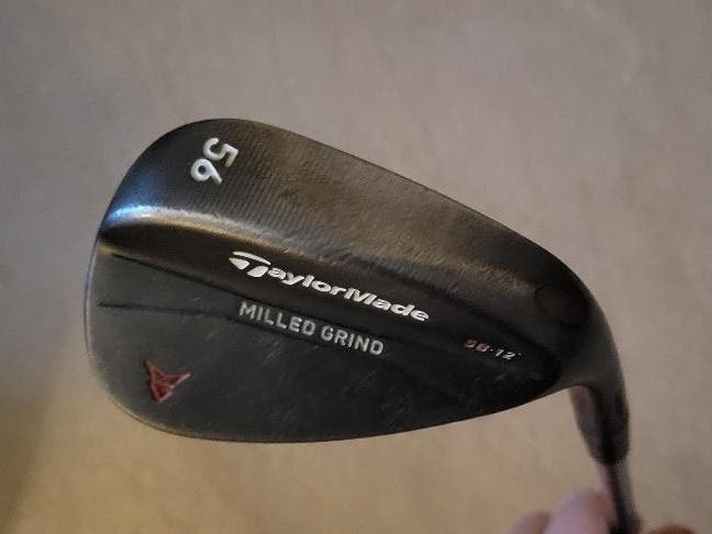 Used Taylormade Milled Grind Black 56 Degree Steel Wedge