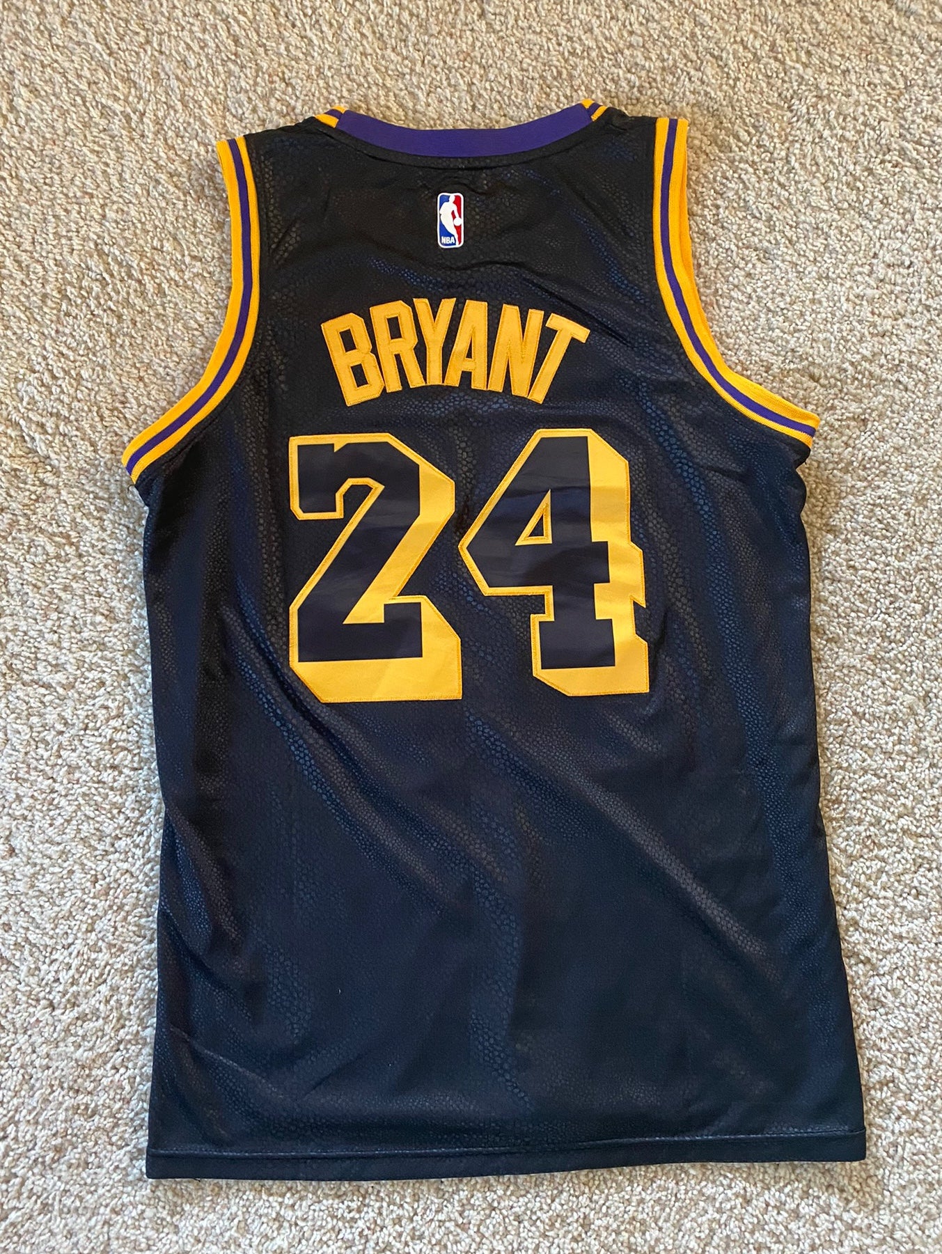 Nike Mens LA Lakers Kobe Bryant Swingman Jersey - 52(XL) Wish #24 Mamba MDE
