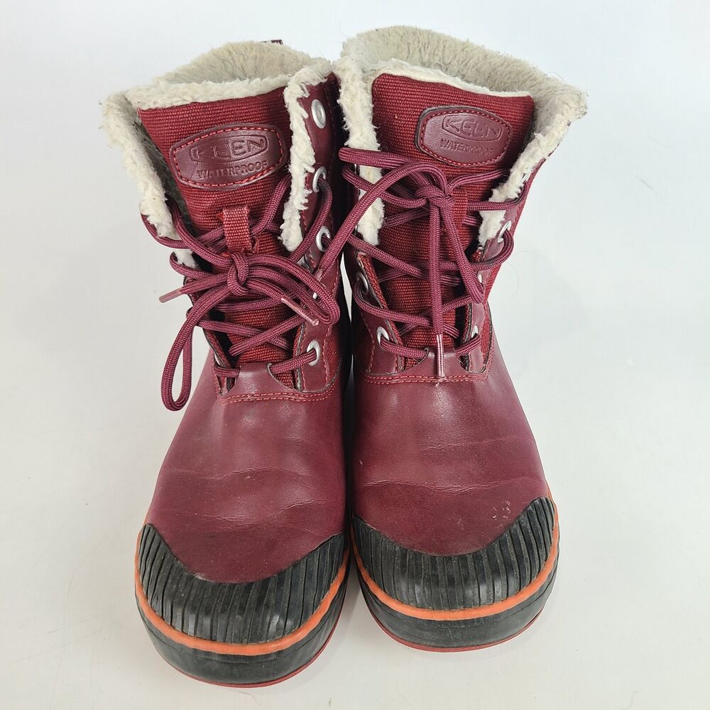 Keen Elsa Women's Lace-Up Boots Sherpa 
