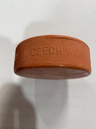New Official weighted orange puck made in the Czech Republic