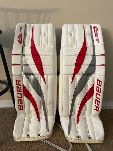 Like New 34+1 Bauer Reactor 6000 Goalie Leg Pads