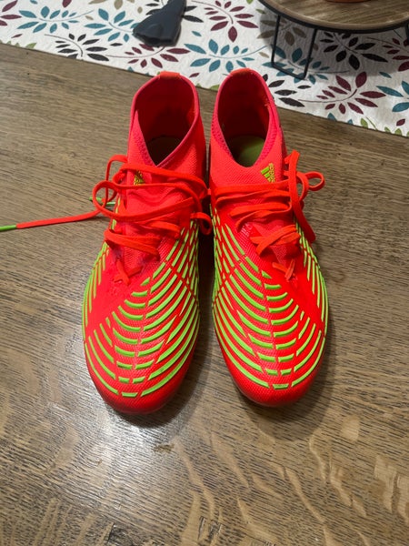 adidas Predator Edge.2 Firm Ground Soccer Cleats - Orange, Unisex Soccer