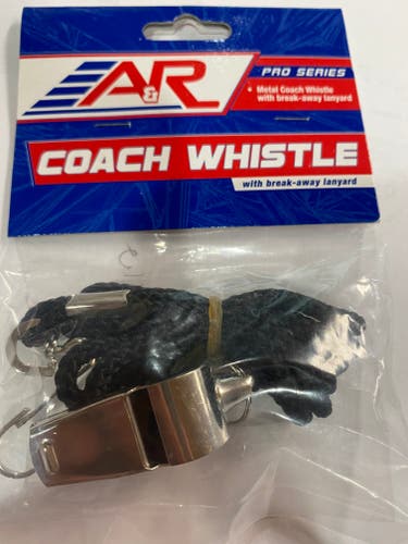 New A&R coach whistle with break-away lanyard
