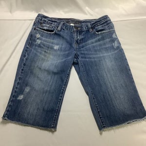 Abercrombie & Fitch Denim Bermuda Shorts Knee Length Size 0 Box E