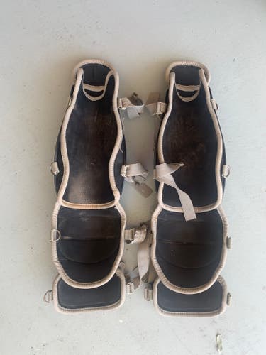 Used All Star Catcher's Leg Guards - LG912LS (Good for 8-11 year olds)
