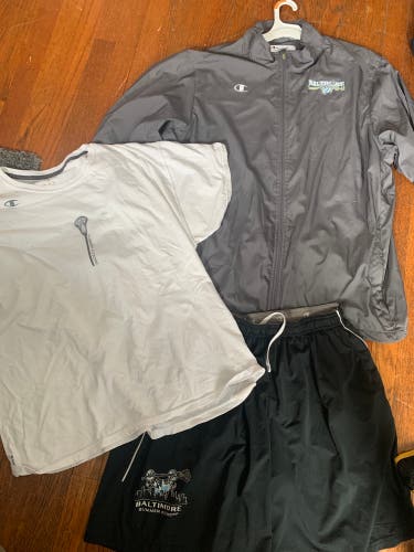 Bundle Baltimore Summer Kickoff All Star Champion Shirt, Shorts Jacket XL