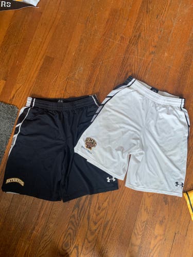 2 Umbc Basketball Team Issued Home And Away Game Shorts
