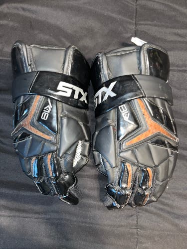 Used STX 13" K18 Lacrosse Gloves