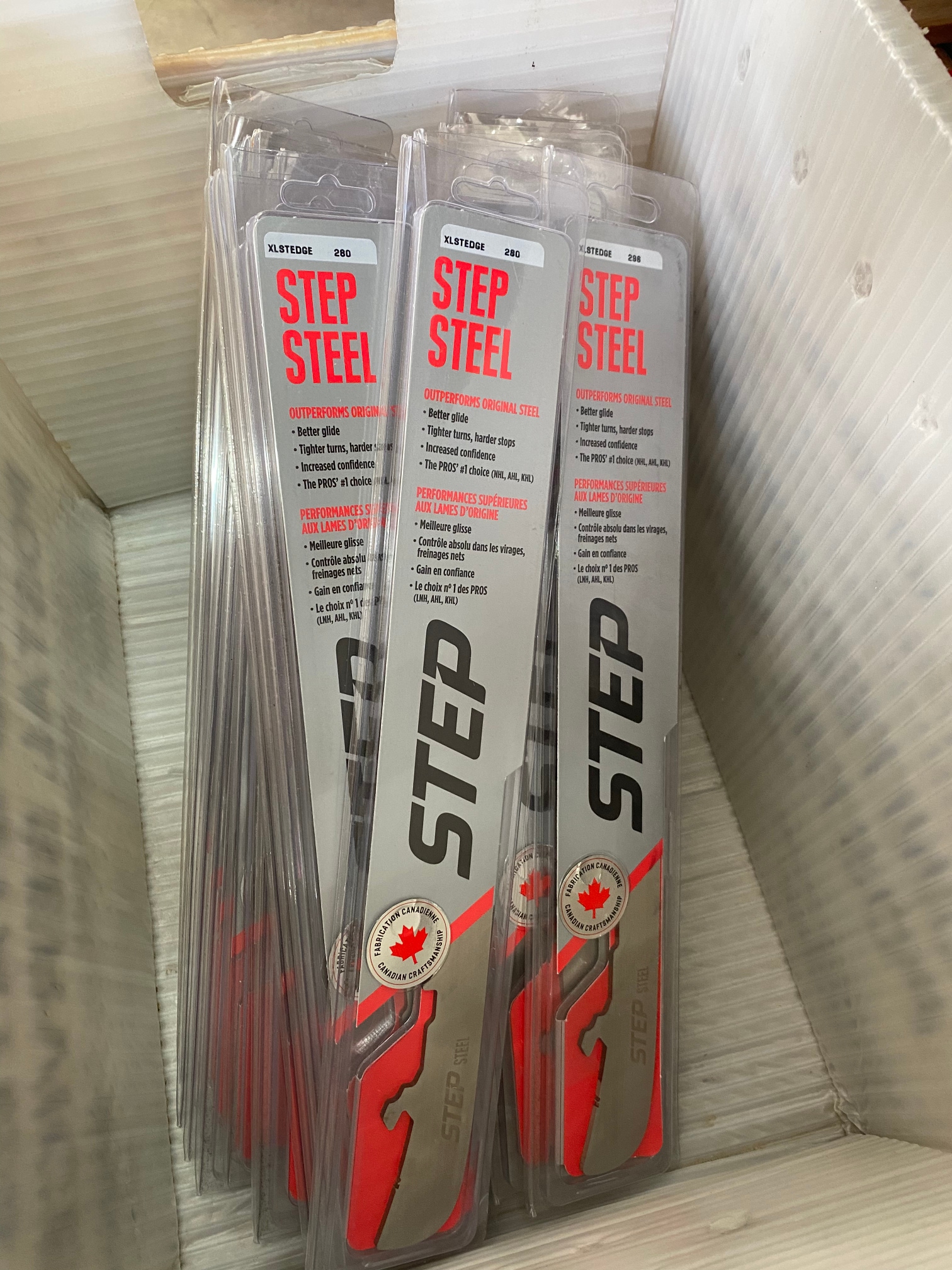 NEW! Step Steel XL Edge Runners for Bauer LS Edge Silver 6029