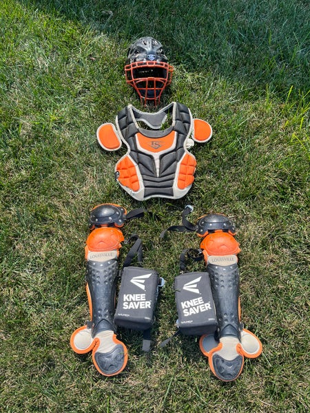Used Louisville Slugger Catcher's Set