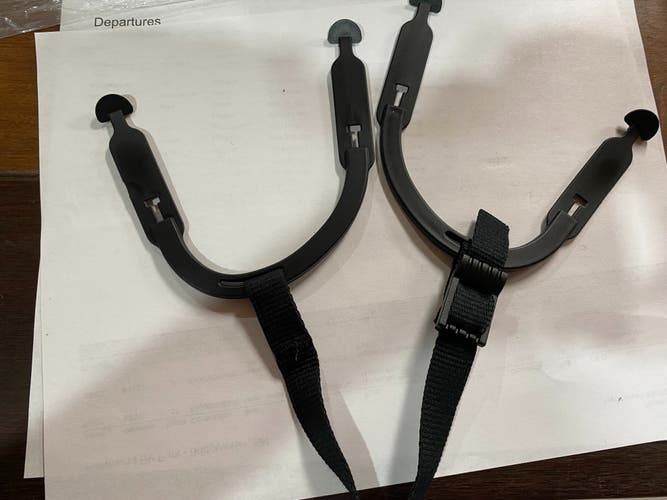 New Reebok helmet ear loops w/chin strap 3pk