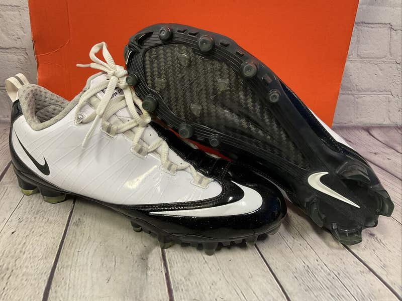 Nike ZM Vapor Carbon Fly Football Cleats Size 10 White Black New