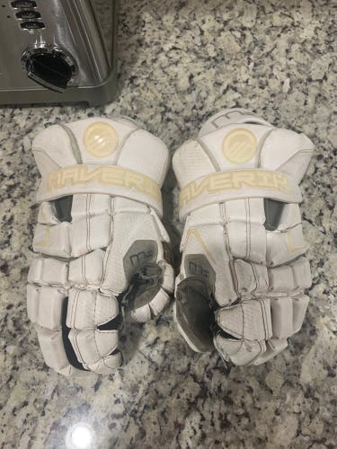 Used Player's Maverik 13" M4 Lacrosse Gloves
