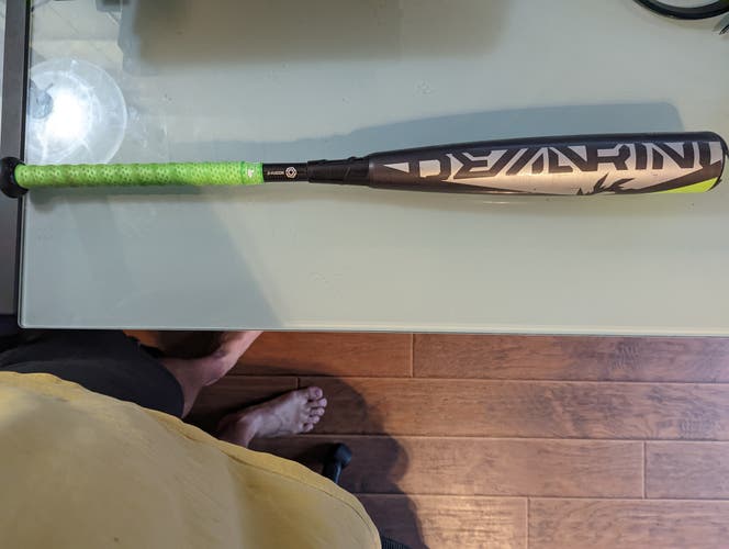 Used USSSA Certified 2017 DeMarini Hybrid Voodoo Balanced Bat (-9) 22 oz 31"