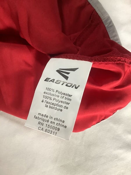 New Easton Adult M5 Baseball Cage Long Sleeve Jacket Red / Gray Mens Sz M Box E