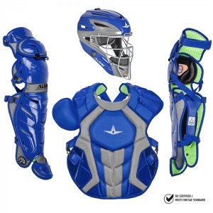 All Star System 7 Axis Adult 16+ Catchers Gear Set NOCSAE Cert. - Royal Blue