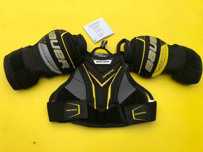 New Youth Small Bauer Supreme Matrix Shoulder Pads
