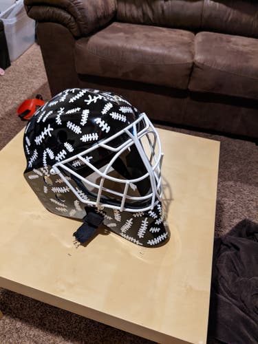 Senior Used OTNY DECOi Custom Goalie Mask Goalie Mask