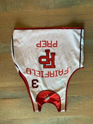Fairfield Prep #3 JAM - White Used Medium/Large Jersey