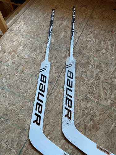 Senior Used Regular Bauer Vapor 2X Pro Goalie Stick 25" Paddle Pro Stock