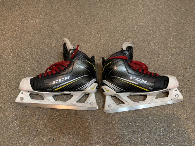 Used CCM Regular Width Size 6 Tacks 9060 Hockey Goalie Skates