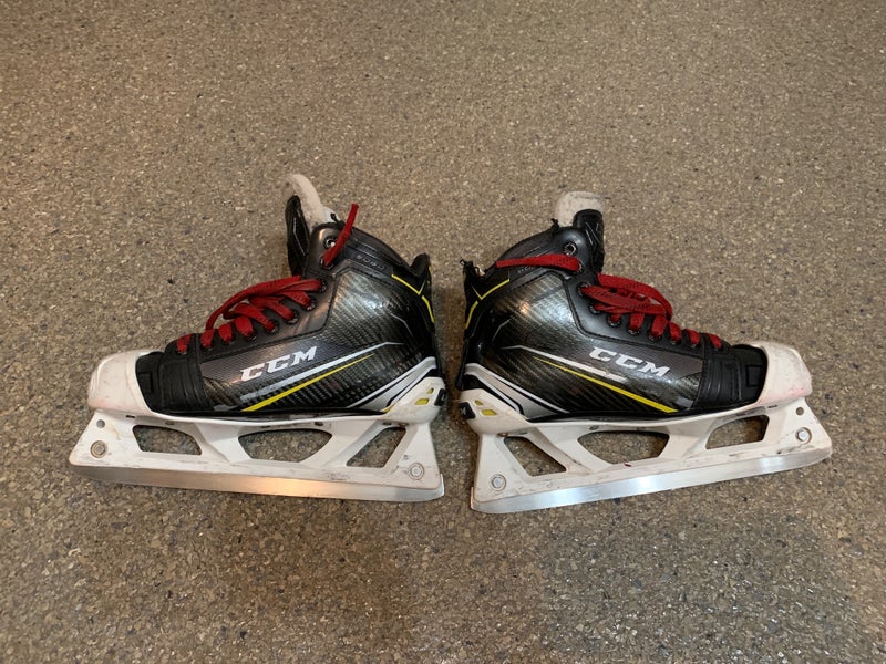 Used CCM Regular Width Size 6 Tacks 9060 Hockey Goalie Skates
