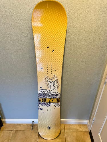 Rare!  Yellowcard Promotional Snowboard 154cm