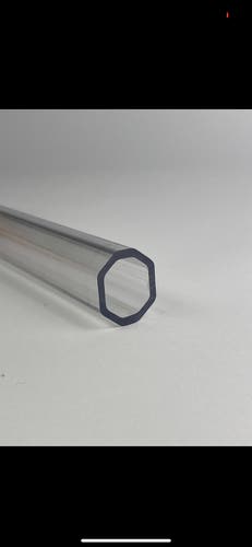 10 Clear Polycarbonate Shafts