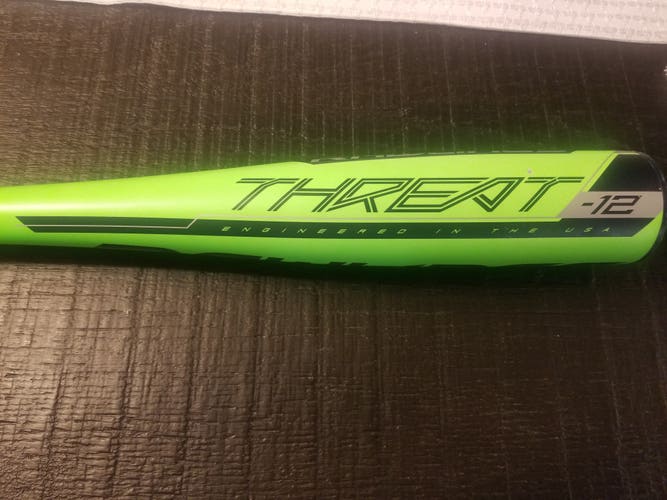 Used 2019 Rawlings Composite Threat Bat (-12) 17 oz 29"