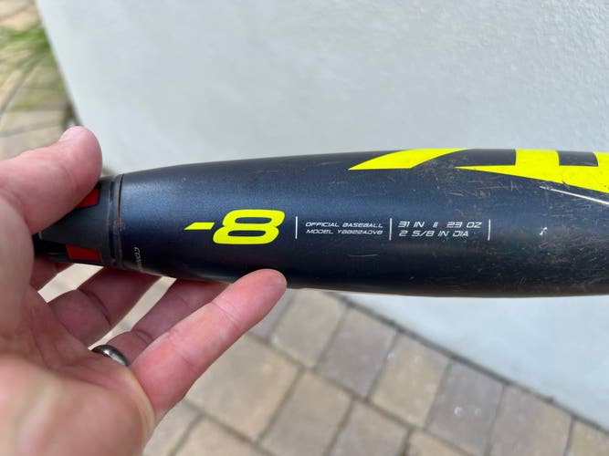 Used 2022 Easton Composite ADV 360 Bat (-8) 23 oz 31" with POP!