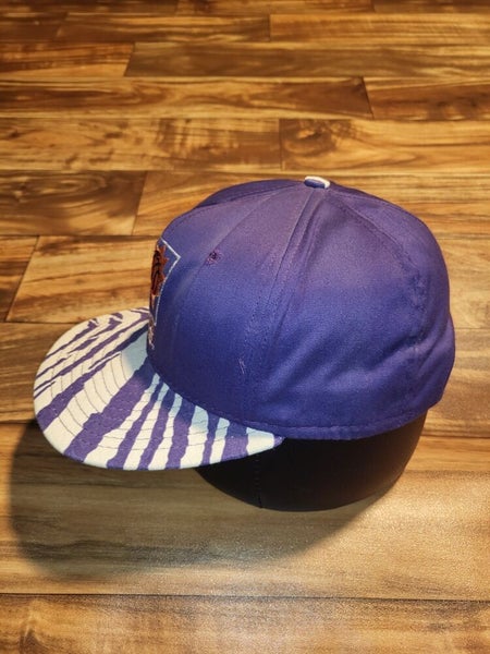 Vintage Rare Phoenix Suns NBA Zubaz Sports Vtg Hat Cap AJD Plain Logo Snapback