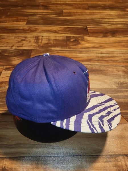 Vintage Rare Phoenix Suns NBA Zubaz Sports Vtg Hat Cap AJD Plain Logo Snapback