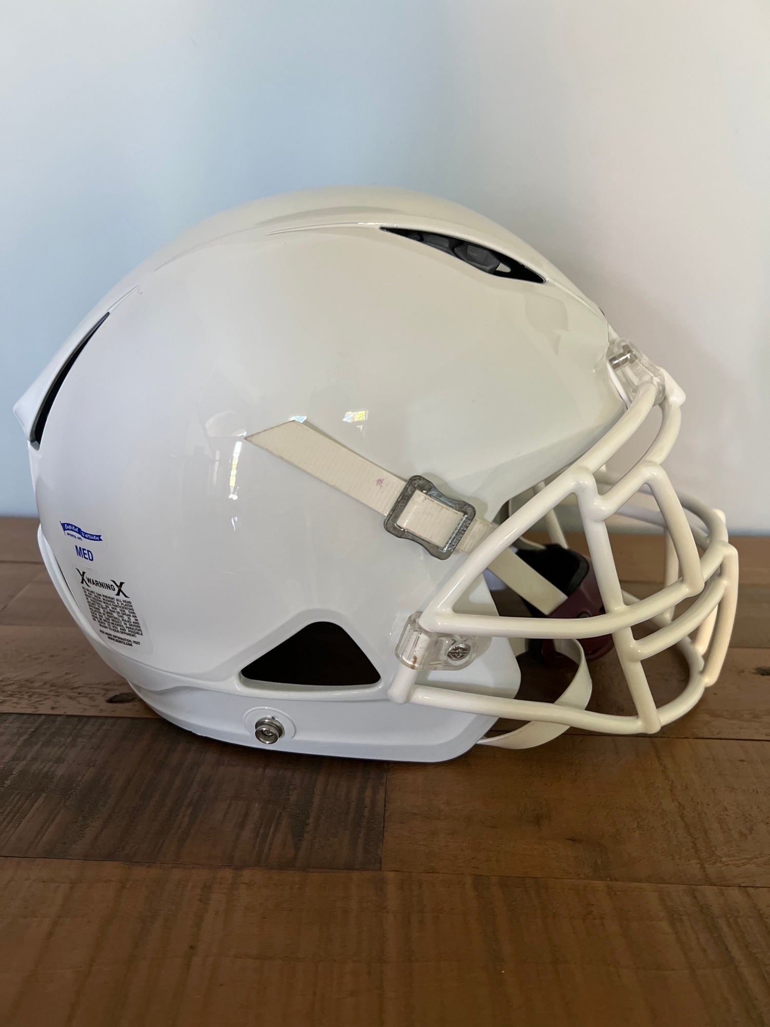 PEARL WHITE Schutt AiR XP Pro VTD II Football Helmet ADULT LARGE w/ Facemask 
