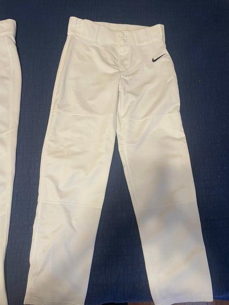 Nike Youth Large White Baseball Pants